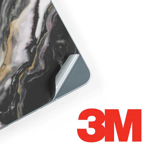 Gold Blush Marble Ink Galaxy Book 12in Skin