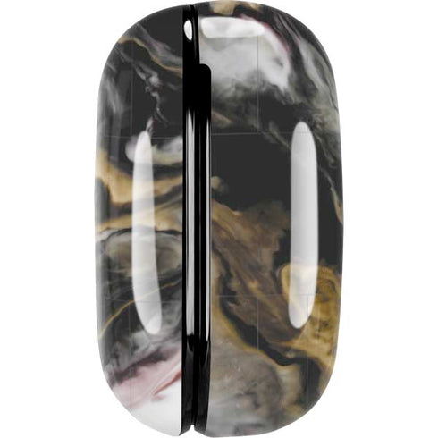 Gold Blush Marble Ink Galaxy Buds Pro Skin