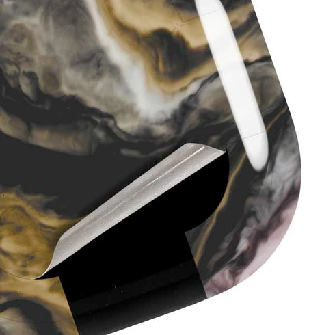 Gold Blush Marble Ink Galaxy Buds Pro Skin