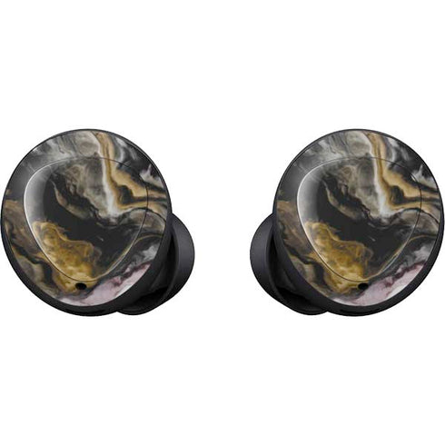 Gold Blush Marble Ink Galaxy Buds Skin
