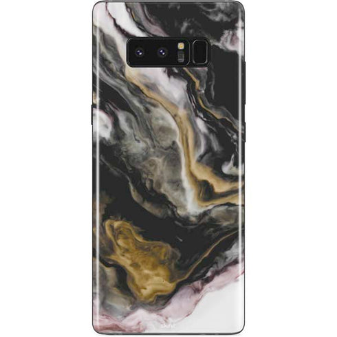 Gold Blush Marble Ink Galaxy Note 8 Skin