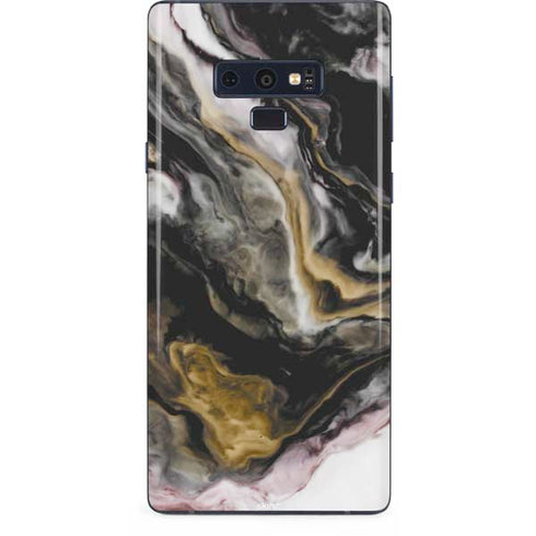 Gold Blush Marble Ink Galaxy Note 9 Skin