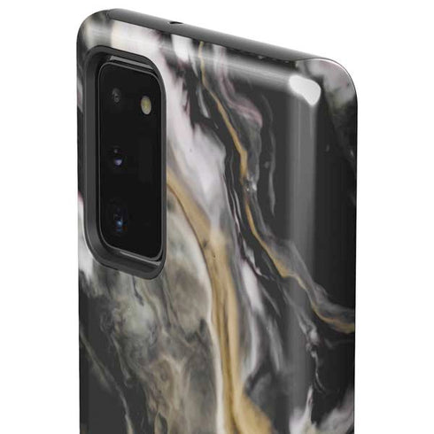 Gold Blush Marble Ink Galaxy Note20 5G Pro Case