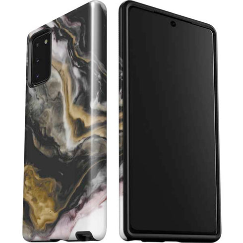 Gold Blush Marble Ink Galaxy Note20 5G Pro Case