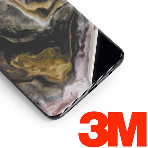 Gold Blush Marble Ink Galaxy S10 Skin