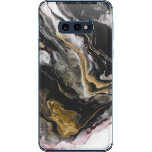 Gold Blush Marble Ink Galaxy S10e Skin