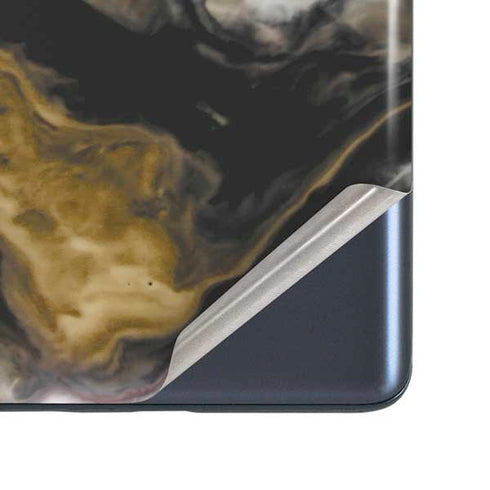 Gold Blush Marble Ink Galaxy S20 Fan Edition Skin