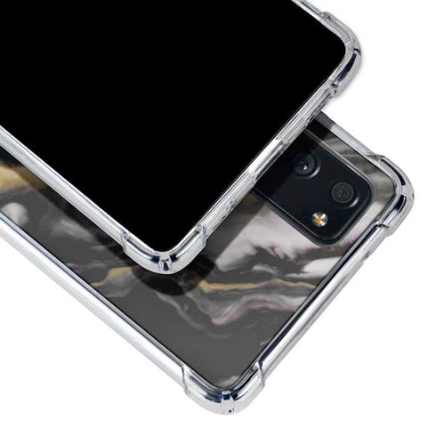 Gold Blush Marble Ink Galaxy S20 FE Clear Case