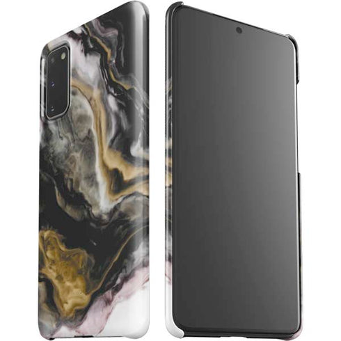 Gold Blush Marble Ink Galaxy S20 Lite Case
