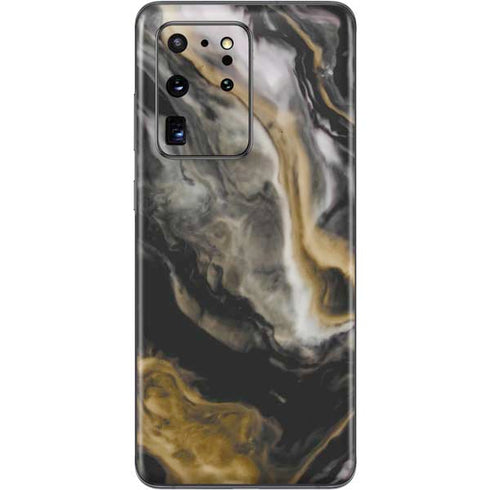 Gold Blush Marble Ink Galaxy S20 Ultra 5G Skin
