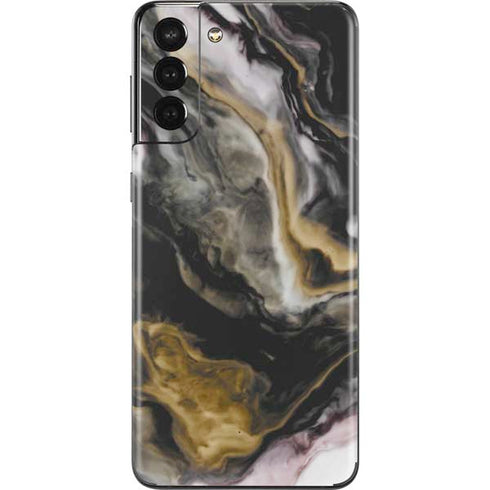 Gold Blush Marble Ink Galaxy S21 Plus 5G Skin