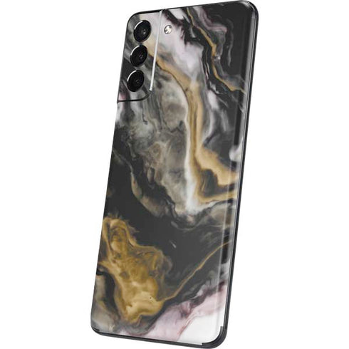 Gold Blush Marble Ink Galaxy S21 Plus 5G Skin