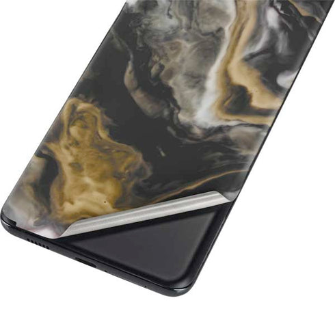 Gold Blush Marble Ink Galaxy S21 Ultra 5G Skin