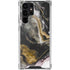 Gold Blush Marble Ink Galaxy S22 Ultra Clear Case