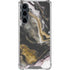 Gold Blush Marble Ink Galaxy S23 FE Clear Case