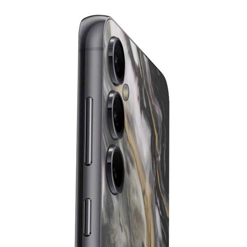 Gold Blush Marble Ink Galaxy S23 FE Skin