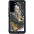 Gold Blush Marble Ink Galaxy S23 Plus Waterproof Case