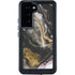 Gold Blush Marble Ink Galaxy S23 Waterproof Case
