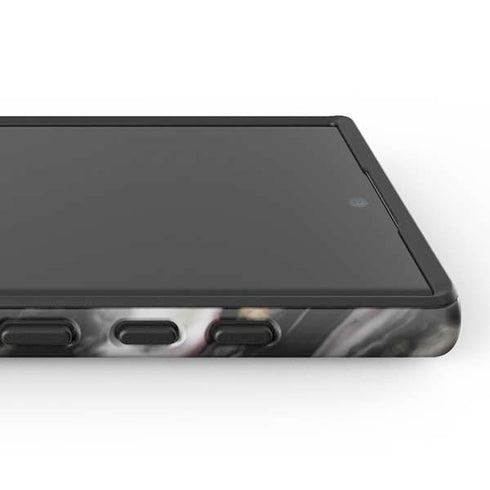 Gold Blush Marble Ink Galaxy S24 Ultra Impact Case