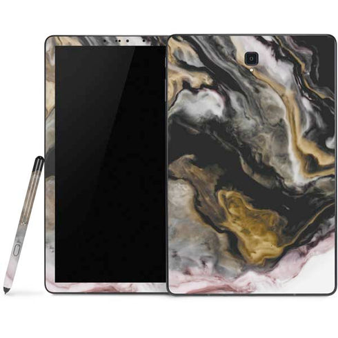 Gold Blush Marble Ink Samsung Galaxy Tab Skin