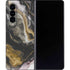 Gold Blush Marble Ink Galaxy Z Fold4 5G Skin