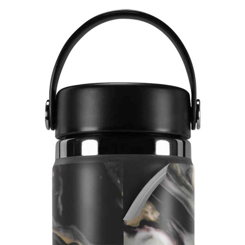Gold Blush Marble Ink Hydro Flask 20oz Wide Mouth Skin