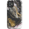 Gold Blush Marble Ink iPhone 11 Impact Case