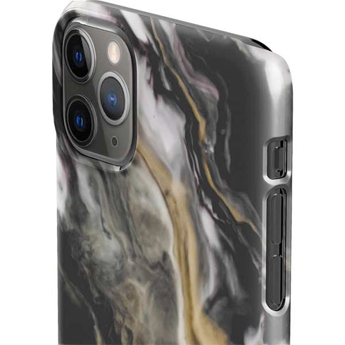 Gold Blush Marble Ink iPhone 11 Pro Max Lite Case