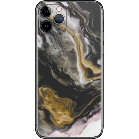 Gold Blush Marble Ink iPhone 11 Pro Skin