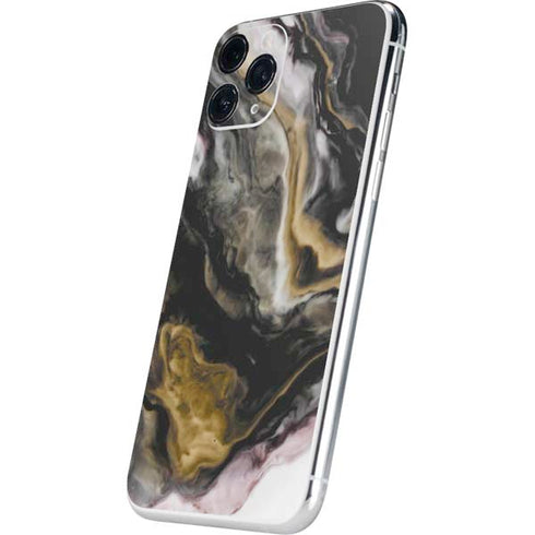 Gold Blush Marble Ink iPhone 11 Pro Skin