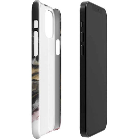 Gold Blush Marble Ink iPhone 12 Mini Lite Case