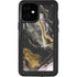 Gold Blush Marble Ink iPhone 12 Mini Waterproof Case