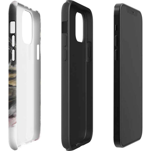 Gold Blush Marble Ink iPhone 12 Pro Max Impact Case