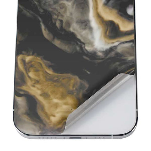 Gold Blush Marble Ink iPhone 12 Pro Max Skin