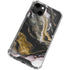 Gold Blush Marble Ink iPhone 13 Clear Case