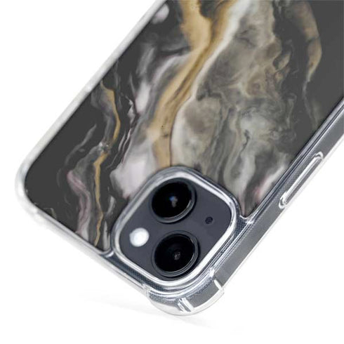 Gold Blush Marble Ink iPhone 13 MagSafe Case
