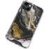 Gold Blush Marble Ink iPhone 13 Mini Clear Case