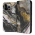 Gold Blush Marble Ink iPhone 13 Pro Max Folio Case