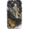 Gold Blush Marble Ink iPhone 14 Impact Case