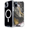 Gold Blush Marble Ink iPhone 15 Plus MagSafe Case