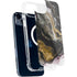 Gold Blush Marble Ink iPhone 14 Plus MagSafe Case