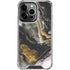 Gold Blush Marble Ink iPhone 15 Pro Clear Case