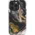 Gold Blush Marble Ink iPhone 15 Pro Impact Case