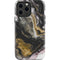 Gold Blush Marble Ink iPhone 15 Pro Max Impact Case