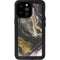 Gold Blush Marble Ink iPhone 14 Pro Max Waterproof Case