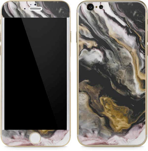 Gold Blush Marble Ink iPhone 6/6s Skin