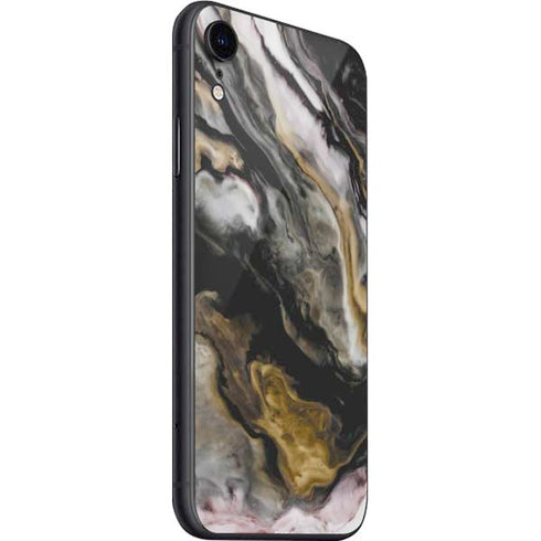 Gold Blush Marble Ink iPhone SE (2nd & 3rd Gen) Skin