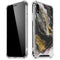 Gold Blush Marble Ink iPhone XR Clear Case