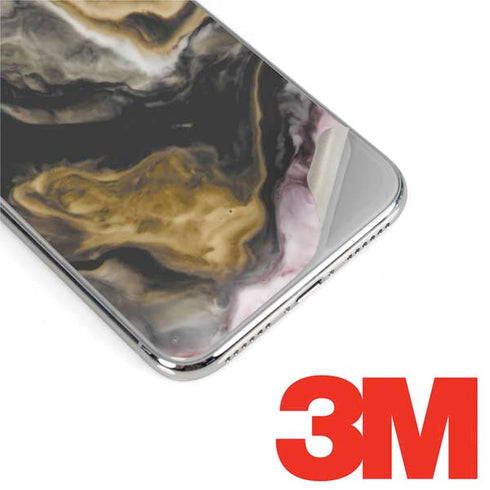 Gold Blush Marble Ink iPhone XS Max Skin