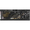 Gold Blush Marble Ink K95 RGB PLATINUM Mechanical Gaming Keyboard Skin